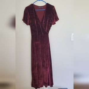 Polo Ralph Lauren Velvet Wrap Dress